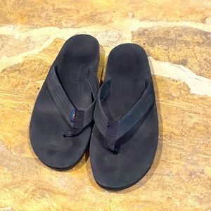 Rainbow flip flops Mans size 12.5-13